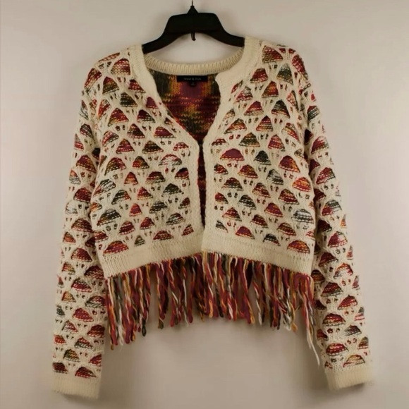 NBW Colorful Fringe Cardigan - Picture 1 of 2
